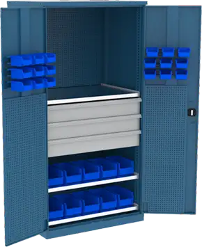 Heavy Duty Bin Cabinet